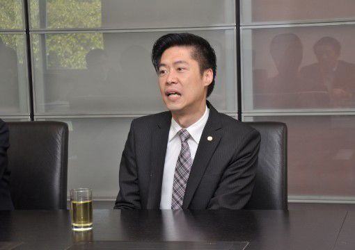 馬志賢總經理代表震旦集團向災區人民表達祝福