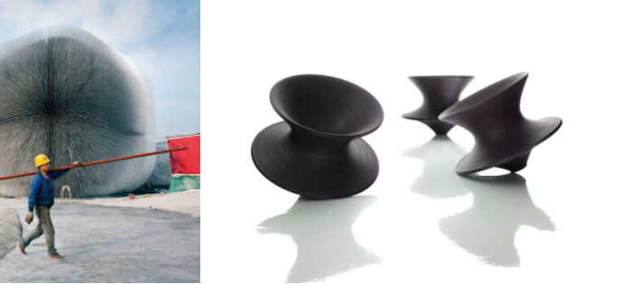 上海世博英國館。Photo credit: Daniele Mattioli ，注入成人童心的Spun Chair。Photo credit：Magis