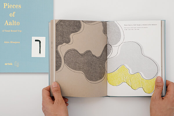 Artek推出了「Pieces+of+Aalto」一書，敘述皆川明（Akira+Minagawa）與他的偶像Alvar及Aino+Aalto對話的情境。