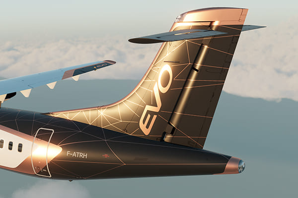 區域型螺旋槳客機ATR宣布開發新世代EVO環保機型，并以100%使用“可持續航空燃料”為目標，有效減低碳排量。