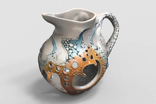 「艾達(dá)」所設(shè)計(jì)的花瓶、水壺等生活器物作品。