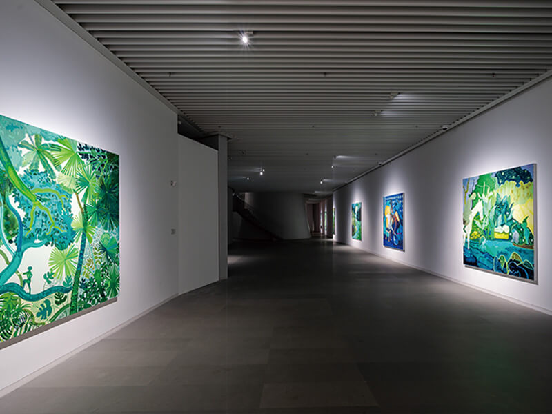 圖一：「溫和的焦慮」展覽現場