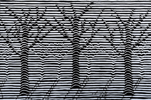 滋長(zhǎng)，布面丙烯，200x300cm，2015